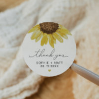 EMMA Rustique Aquarelle Merci de tournesol Favoris