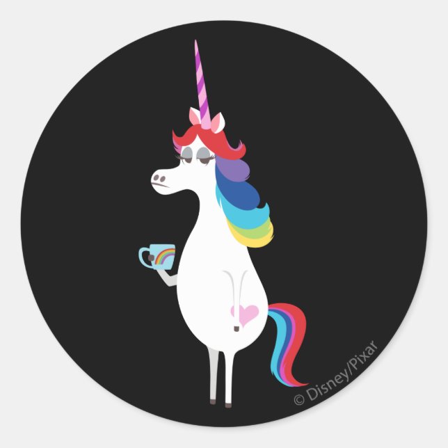 Sticker Rond Émotions mixtes (Devant)