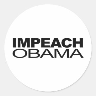 Sticker Rond Empêcher Obama