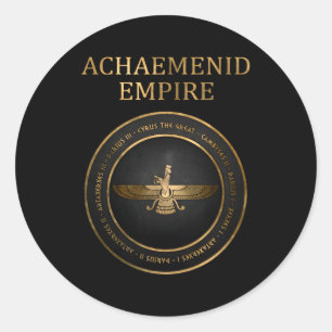 Sticker Rond Empire Perse Achaeid Rois De Perse