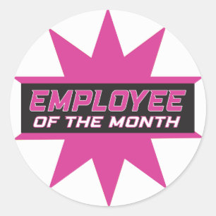 Sticker Rond Employé du mois