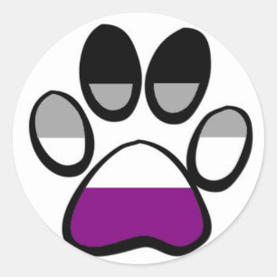 Sticker Rond Empreinte sexuelle
