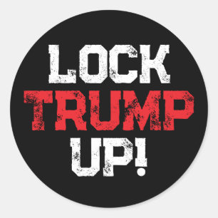 Sticker Rond Emprisonnez Trump Politique