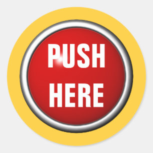 Sticker Rond en coque d'urgence