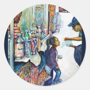 Sticker Rond En fin de compte produit de l'espoir