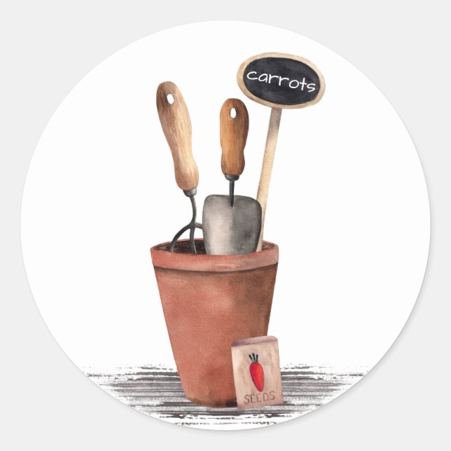 Sticker rond en terre cuite (Devant)