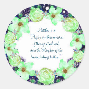 Sticker Rond Encouragement Lumière Réconfort Espoir