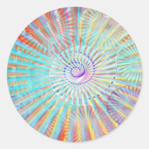 Sticker Rond Énergie solaire