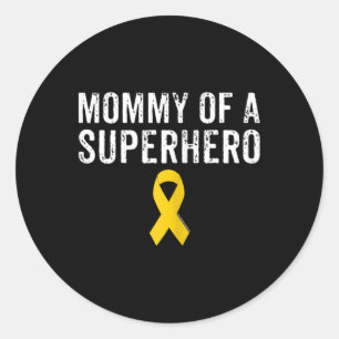 Sticker Rond Enfance Enfance Cancer Sensibilisation Moment D'Un