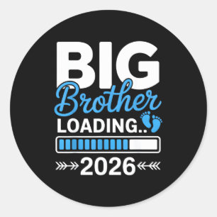 Sticker Rond Enfants Big Brother Chargement 2026, Promu En Gran