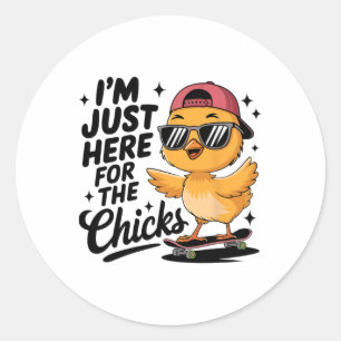 Sticker Rond Enfants Me Creuser Pâques Enfants Garçons Hommes J