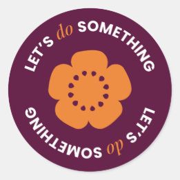 Sticker Rond EngenderHealth : Faisons quelque chose - Autocolla