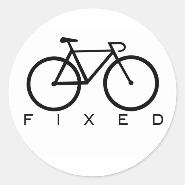 Sticker Rond Engin fixe (Devant)