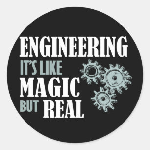 Sticker Rond Engineering