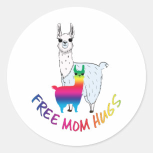 Sticker Rond Enlacement de maman libre