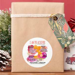 Sticker Rond Enneagram Type 3 - Je Suis L'Acteur