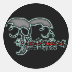 Sticker Rond Enquêteur paranormal