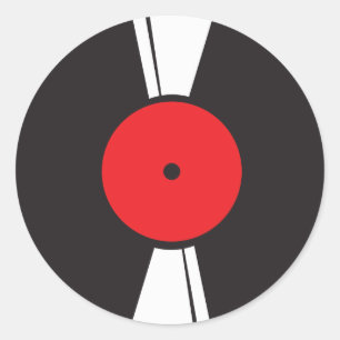 Sticker Rond Enregistrement
