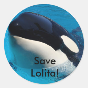 Sticker Rond Enregistrer les feuilles d'autocollants Lolita