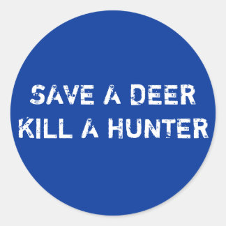 STICKER ROND ENREGISTRER UNE CHASSE DEERKILL