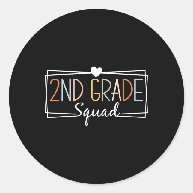 Sticker Rond Enseignants De L'Équipe De Niveau Supérieur Enfant (Devant)