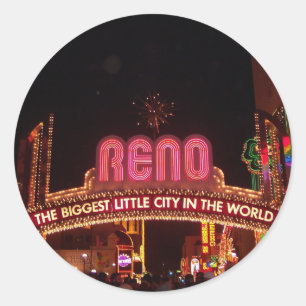 Sticker Rond Enseigne de Reno