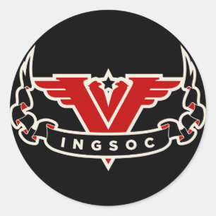 Sticker Rond Ensembles d'autocollant d'INGSOC