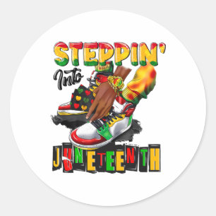 Sticker Rond Entrée Dans Le 11E Junetten Femme Black Girls Sn