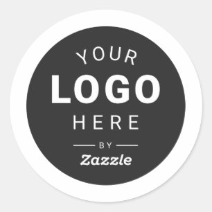 Sticker Rond Entreprise de logo personnalisé