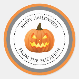 Sticker Rond Entrez dans l'Halloween
