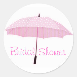 Sticker Rond Enveloppe de douche nuptiale