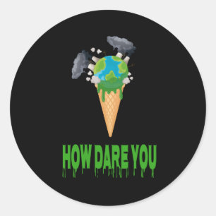 Sticker Rond Environnement - COMMENT OSEZ-VOUS ? Le Monde De La