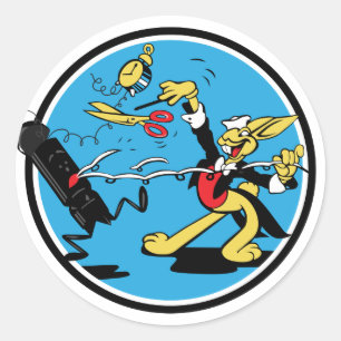 Sticker Rond EOD Rabbit