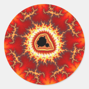 Sticker Rond Eos - Fractal