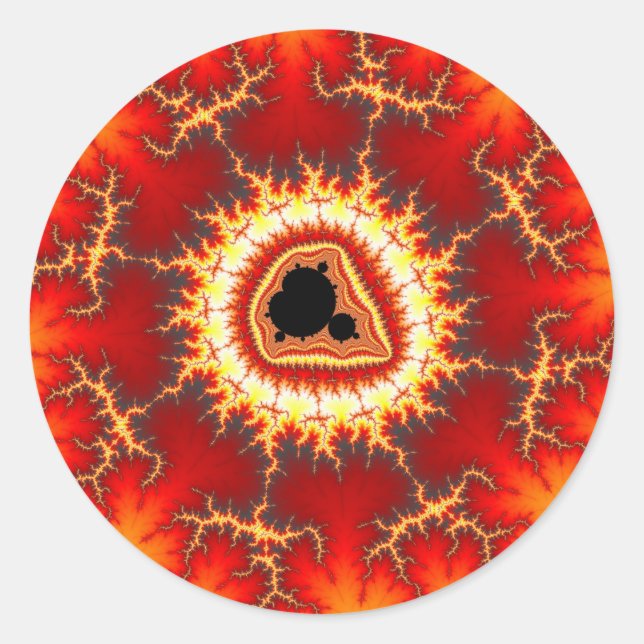 Sticker Rond Eos - Fractal (Devant)