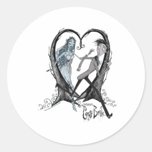 Sticker Rond Épouse de cadavre Groom Runaway _1