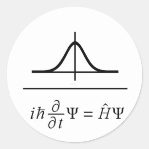 Sticker Rond Équation Schrödinger