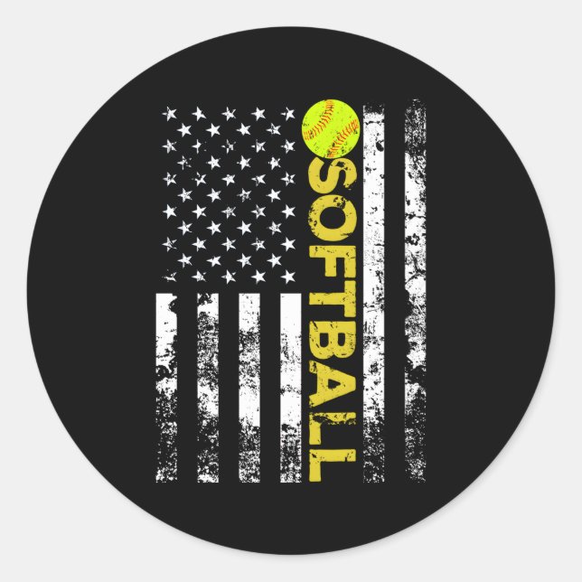 Sticker Rond Équipe américaine de football (Devant)