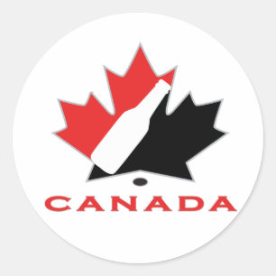 Sticker Rond Équipe canadienne de bière