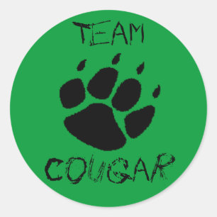 Sticker Rond Équipe Cougar