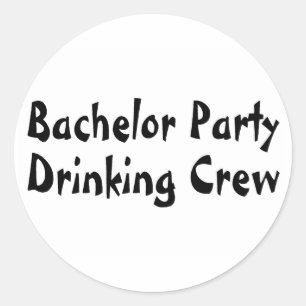 Sticker Rond Équipe de boeufs de la fête du baccalauréat