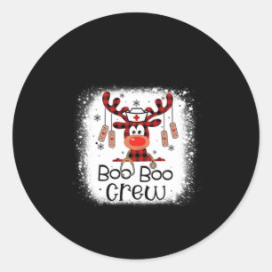 Sticker Rond ÉQUIPE DE BOo-Boo Cadeau