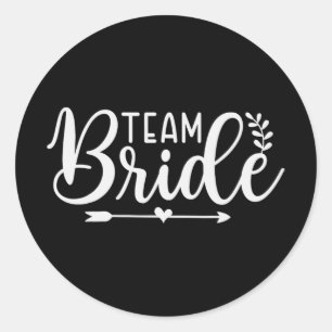 Sticker Rond Équipe de mariée Enterrement de vie de jeune fille