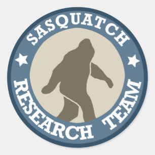 Sticker Rond Équipe de recherche Sasquatch