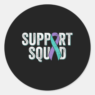 Sticker Rond Équipe de soutien à la prévention du suicide - Tur