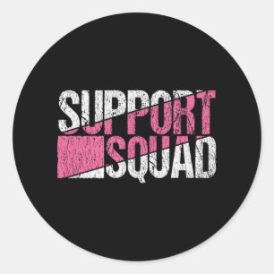 Sticker Rond Équipe de soutien aux familles de sensibilisation