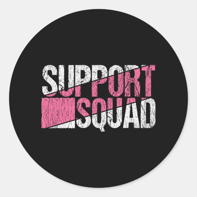 Sticker Rond Équipe de soutien aux familles de sensibilisation  (Devant)