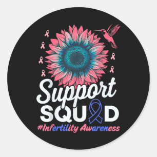 Sticker Rond Équipe de soutien Guerrier du tournesol Prix de l'