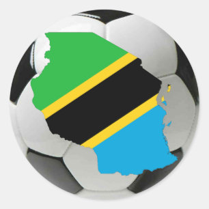 Sticker Rond Équipe de Tanzanie