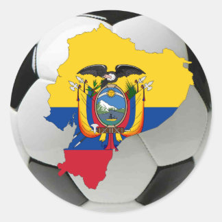 Sticker Rond Équipe d'Équateur